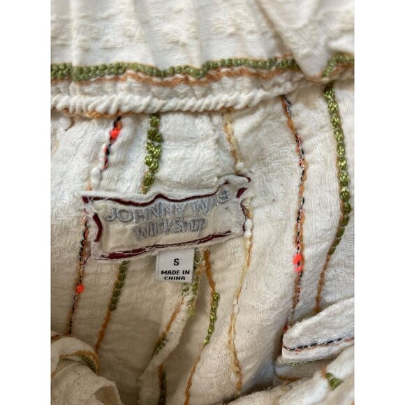 Johnny Was Workshop Lola Striped Wide Leg Pants Womens Size Small W61419-1 - Picture 3 of 7